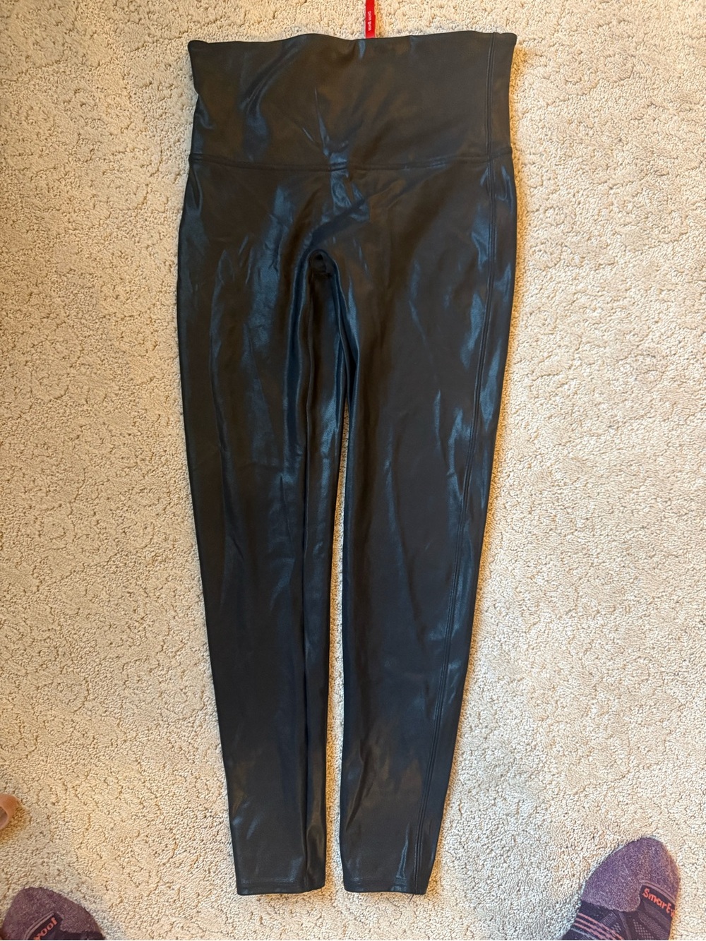 Spanx faux leather leggings black XL - Picture 5 of 5